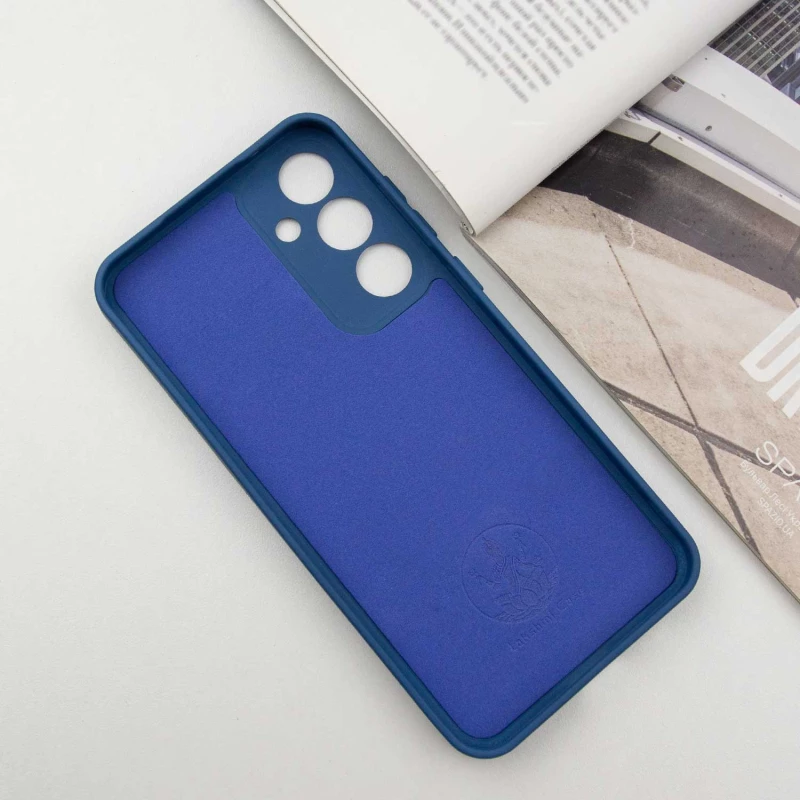 Чохол Silicone Case Lakshmi з закритою камерою на Samsung Galaxy S24+ – Синій / Navy Blue. Фото 7 з 9