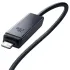 Дата кабель Baseus Versatile Two-for-Two USB/Type-C to Type-C/Lightning 60W (1m) (CB000162) – Cosmic Black. Фото 5 з 6