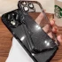 TPU+PC чехол с блестками на Apple iPhone 12 (6.1") – Black. Фото 4 из 10