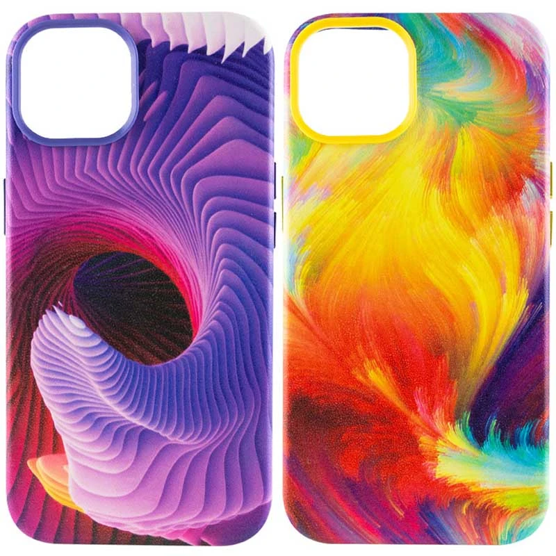 

Кольоровий шкіряний чохол на Apple iPhone 12 Pro (6.1")