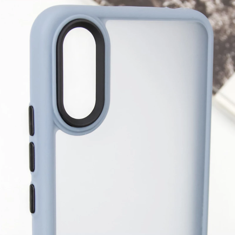 Чехол TPU+PC Lyon Frosted на Oppo A60 – Sierra Blue. Фото 4 из 6