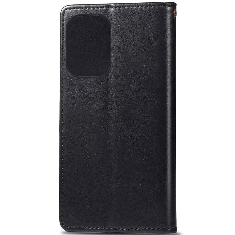 Чохол-книжка GETMAN Gallant  на Motorola Moto G67 – Чорний. Фото 3 з 5