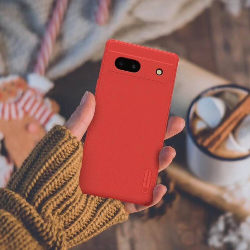 Пластиковая накладка Nillkin Pro для Google Pixel 7a – Красный / Red. Фото 6 из 6