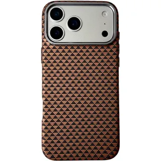 Чохол TPU+PC KVZV Triangular Pattern with Magnetic Fit для Apple iPhone 15 Pro Max (6.7") — Khaki