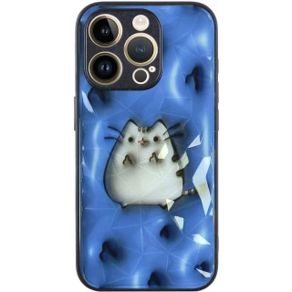 Чохол Prisma Plush для Apple iPhone 16 Pro — Pusheen