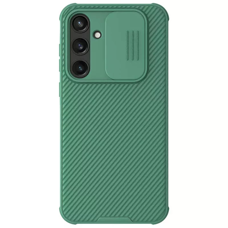 

Карбована накладка Nillkin Pro зі шторкою для камери на Samsung Galaxy A55 (Deep Green)