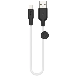 Дата кабель Hoco X21 Plus Silicone MicroUSB Cable (0.25m) фото 1 з 4