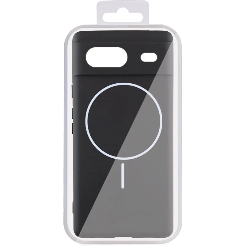 Силіконовий чохол Lakshmi MagFit з захистом камери для Google Pixel 7 – Чорний / Black. Фото 5 з 6