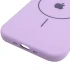 Чохол Silicone Case Full Protective (AA) V2 with MagSafe для Apple iPhone 17 (6.3") – Бузковий / Lilac. Фото 10 з 11