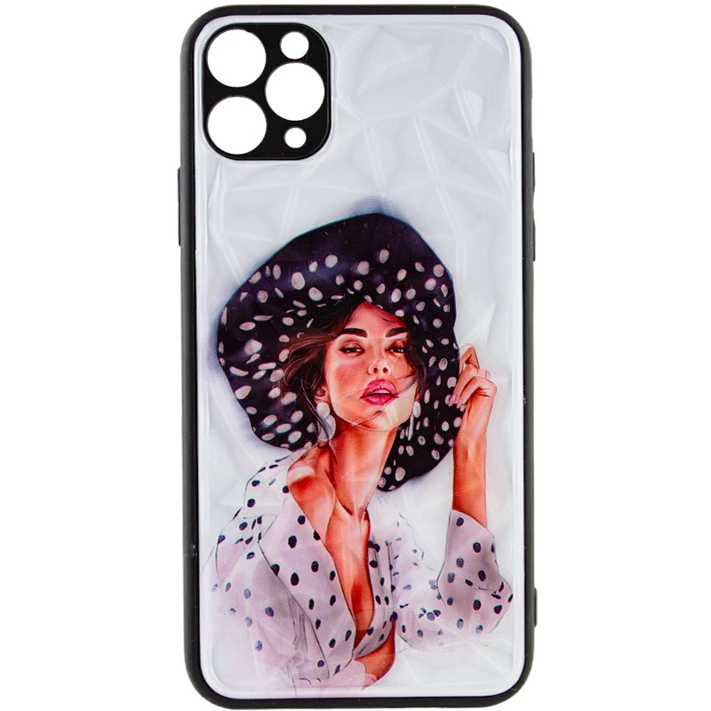 Стеклянный чехол Prisma Ladies на Apple iPhone 11 Pro Max (6.5") – Girl in a hat. Фото 3 из 7