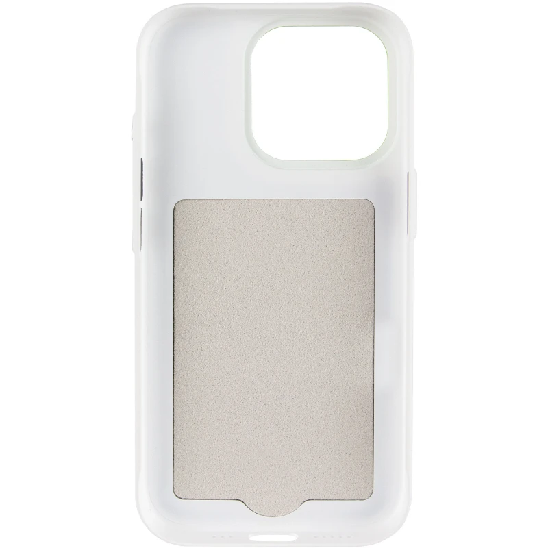 Чохол TPU TechWoven Hybrid with MagSafe для Apple iPhone 16 Pro Max – White / Green. Фото 5 з 7