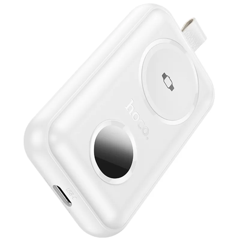 Портативное ЗУ Power Bank Hoco J137 for Apple Watch 2.5W 2500 mAh – White. Фото 4 из 4