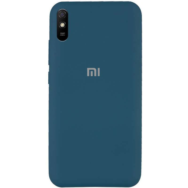 

Чохол Silicone Case з закритим низом на Xiaomi Redmi 9A (Синій / Cosmos Blue)