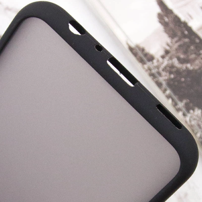 Чохол TPU+PC Lyon Frosted на Oppo A3 4G – Black. Фото 6 з 6