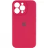 Чохол Silicone Case з захистом камери на Apple iPhone 14 Pro Max (6.7") – Червоний / Rose Red. Фото 1 з 4