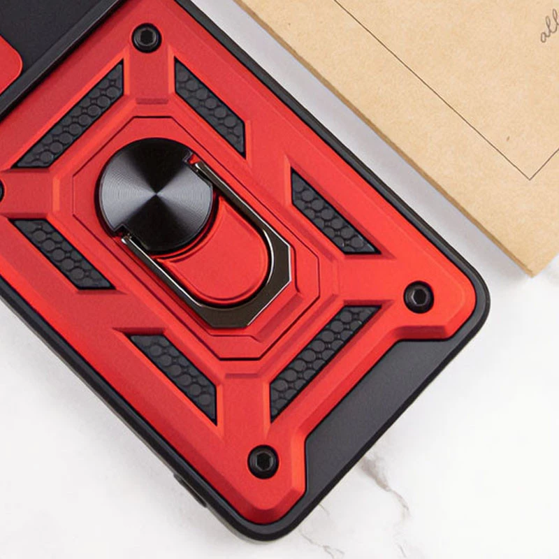 Протиударний чохол Serge Ring з захистом камери на Samsung Galaxy A55 – Червоний. Фото 4 з 6