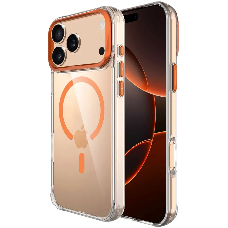 Чохол TPU Space Case Apex with Magnetic Fit для Apple iPhone 17 Air (6.5") – Papaya. Фото 2 з 6