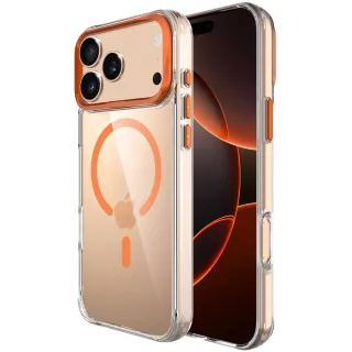 Чохол TPU Space Case Apex with Magnetic Fit для Apple iPhone 17 Pro Max (6.9") — Papaya