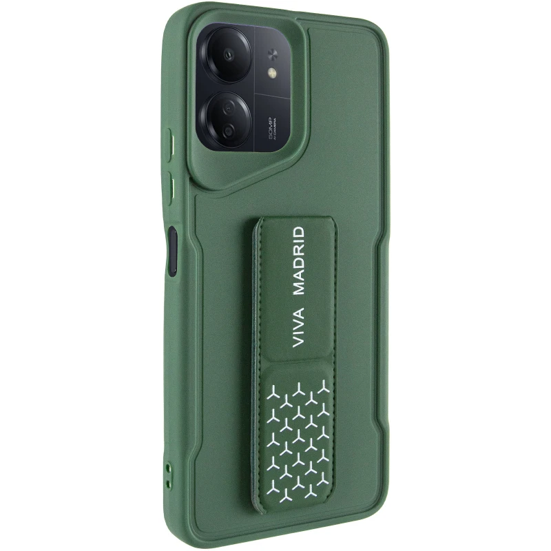 Чехол Вива с ремешком для Xiaomi Redmi 13C – Green. Фото 3 из 15