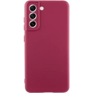 Чохол Silicone Case Lakshmi з закритою камерою на Samsung Galaxy S23 — Бордовий / Marsala