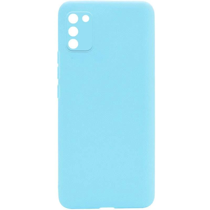 

Цветной силиконовый чехол с защитой камеры для Samsung Galaxy A02s (Бирюзовый / Turquoise), Бірюзовий / turquoise