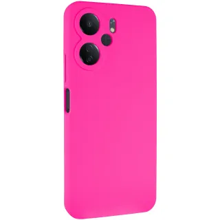 Чохол Silicone Case Lakshmi Premium із закритою камерою для Xiaomi Redmi 13C — Рожевий / Barbie pink