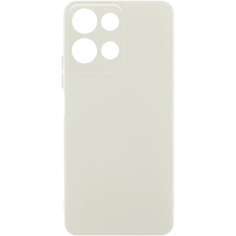 Чохол Silicone Case Lakshmi Plus з закритою камерою на Motorola Moto G35 – Білий / White. Фото 1 Чохол Silicone Case Lakshmi Plus з закритою камерою на Motorola Moto G35 – Білий / White. Фото 1 з 4