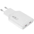 СЗУ WIWU G034 Essen PD45W GaN (2USB-C) – White. Фото 2 из 6