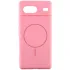 Чохол Silicone Cover Lakshmi Full Camera (AA) with Magnetic Fit для Google Pixel 7a – Рожевий / Light pink. Фото 1 з 4