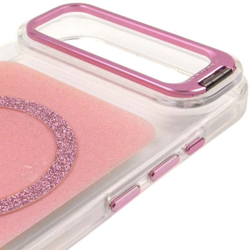 Чехол TPU+PC Jewel Sparkle with MagSafe для Apple iPhone 17 Air (6.5") – Pink Ruby. Фото 6 из 8