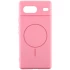 Силіконовий чохол Lakshmi MagFit з захистом камери для Google Pixel 7a – Рожевий / Light pink. Фото 2 з 4