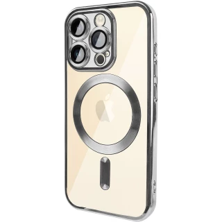 Хромовий TPU чохол з MagSafe на Apple iPhone 15 Pro (6.1") фото 1 з 5