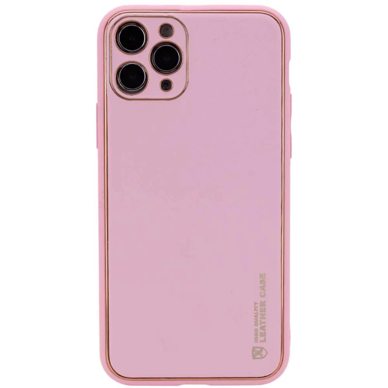 

Кожаный чехол Xshield для Apple iPhone 12 Pro (6.1") (Розовый / Pink), Рожевий / pink