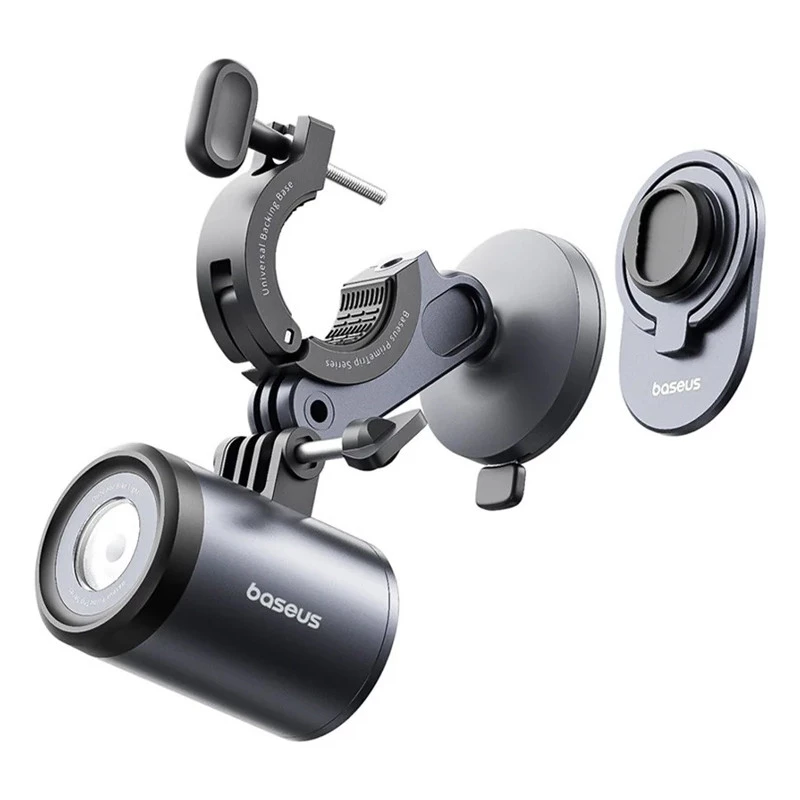 Ліхтар велосипедний Baseus PrimeTrip Series Dual-Color Bike Light 2-in-1 (C12569000121-0) – Cosmic Black. Фото 4 з 6