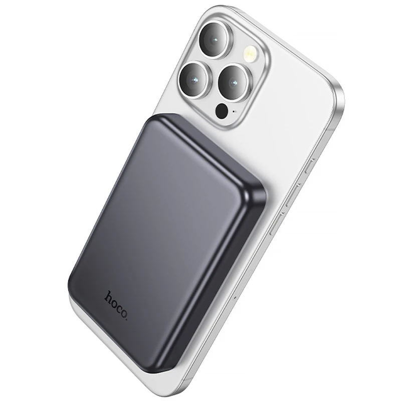 Портативний ЗП Power Bank Hoco J160 Original з БЗП 5000 mAh – Metal gray. Фото 4 з 6