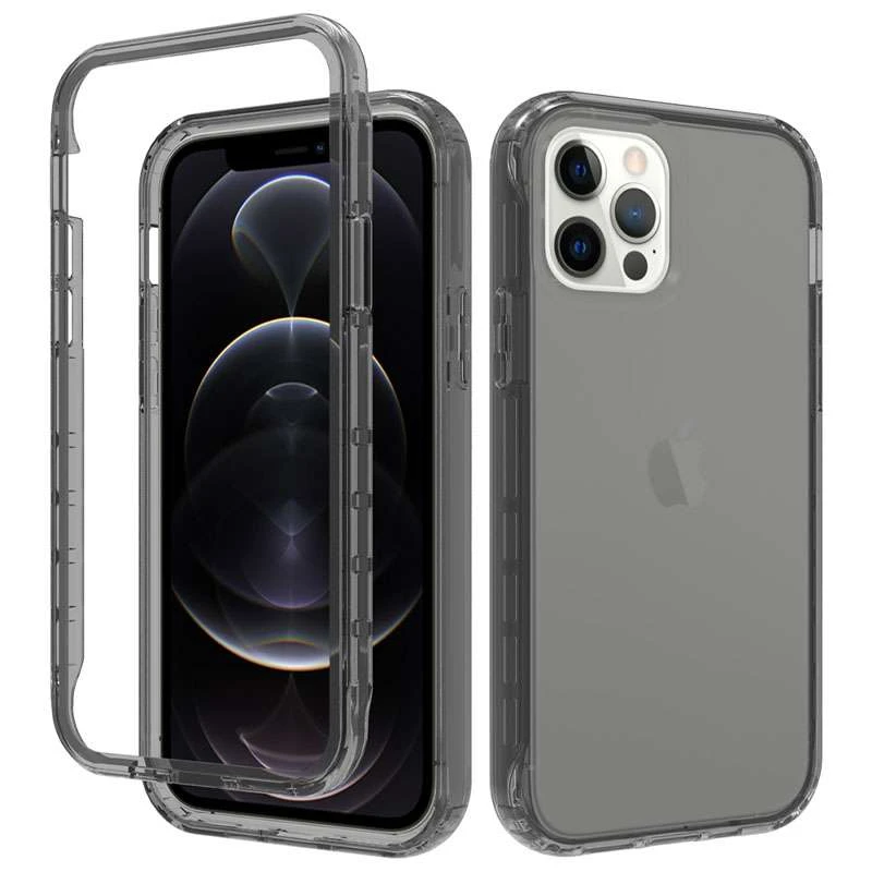 

Чехол с защитой 360 градусов для Apple iPhone 12 Pro Max (6.7") (Черный), Чорний