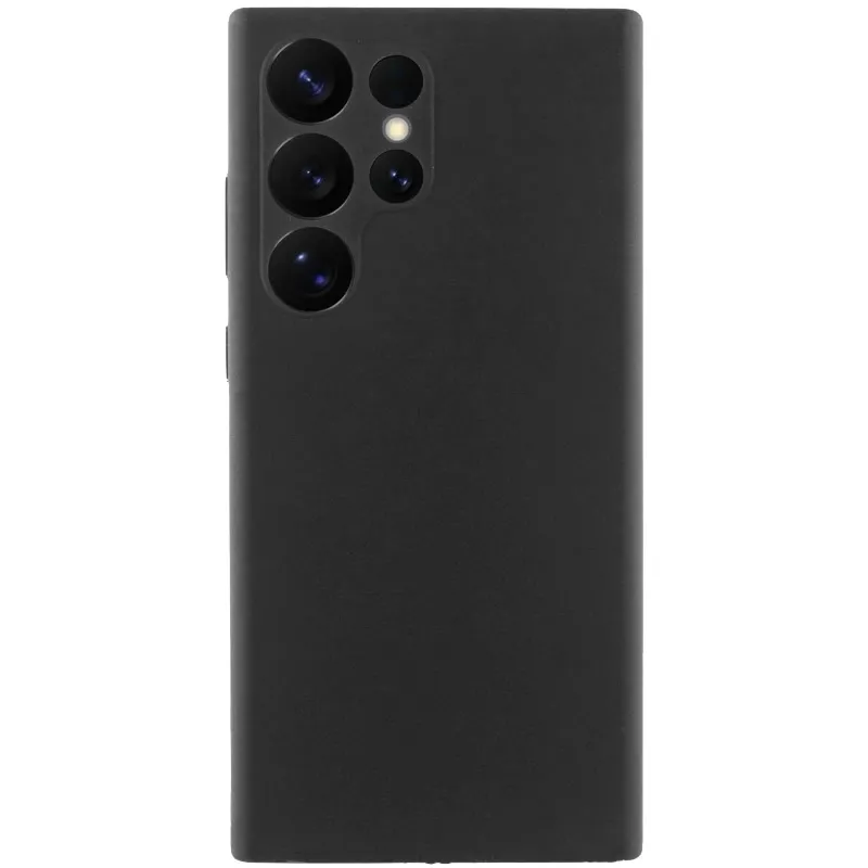 Чохол Silicone Case Lakshmi Premium із закритою камерою для Samsung Galaxy S24 Ultra – Чорний / Black. Фото 3 з 9