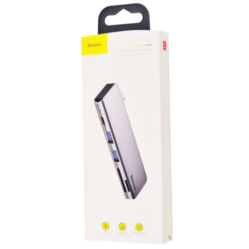 

Перехідник Hub Baseus Harmonica 5-in-1
