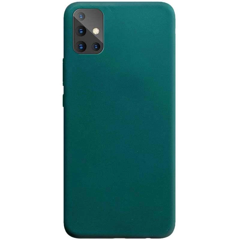 

Кольоровий силіконовий чохол на Samsung Galaxy A51 (Зелений / Forest green)