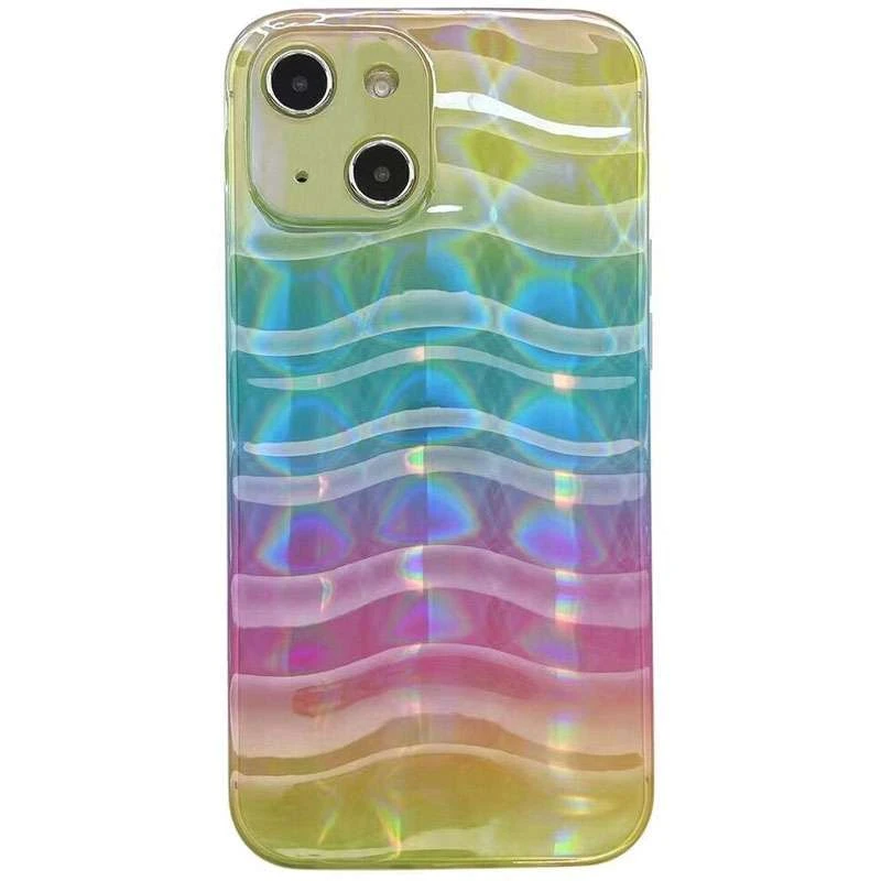 

TPU чохол Wave Gradient на Apple iPhone 13 (6.1") (Rainbow)