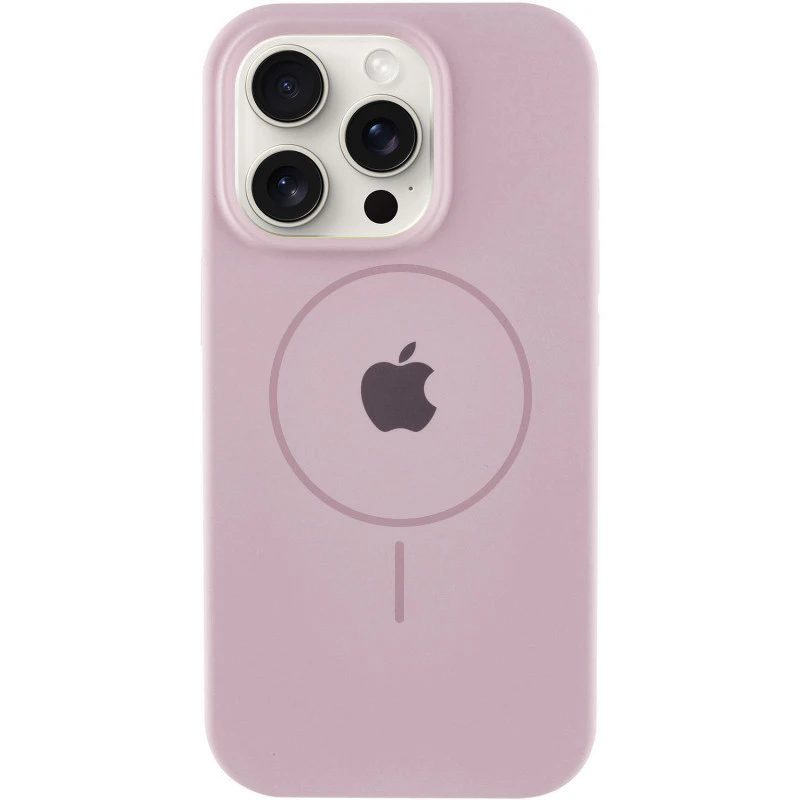 Чехол Silicone Case Full Protective (AA) V2 with MagSafe для Apple iPhone 17e (6.1") – Розовый / Pink Sand. Фото 1 из 6