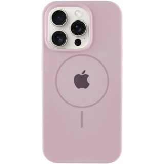 Чохол Silicone Case Full Protective (AA) V2 with MagSafe для Apple iPhone 17 Pro (6.3") — Рожевий / Pink Sand