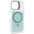 Чохол TPU+PC Jewel Sparkle with MagSafe для Apple iPhone 17 (6.3") – Aqua Blue. Фото 2 з 8