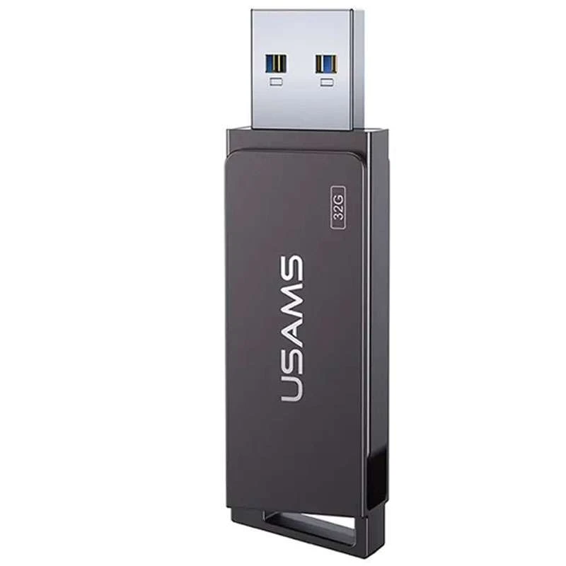 

Флеш накопитель USAMS US-ZB195 USB3.0 Rotatable High Speed Flash Drive 32 Gb (Iron-grey)