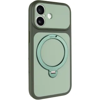 Чохол Ummi Full Camera with Magnetic Fit HQ Ring для Apple iPhone 17 (6.3") — Green