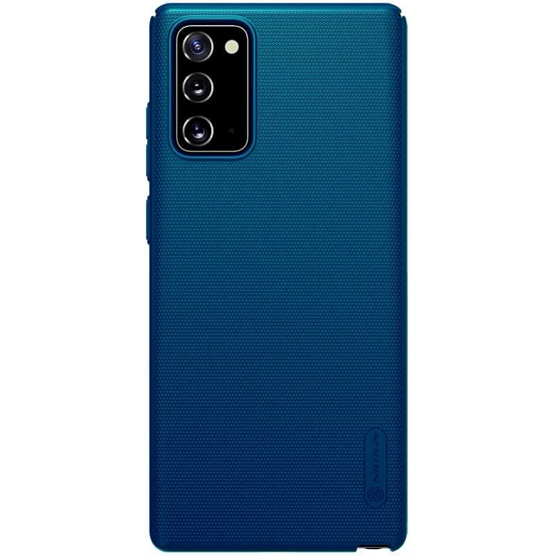 

Пластикова накладка Nillkin Frost на Samsung Galaxy Note 20 (Бірюзовий / Peacock blue)