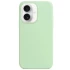 Чохол з закритим низом Silicone Case на Apple iPhone 16 – Зелений / Pistachio. Фото 1 з 11