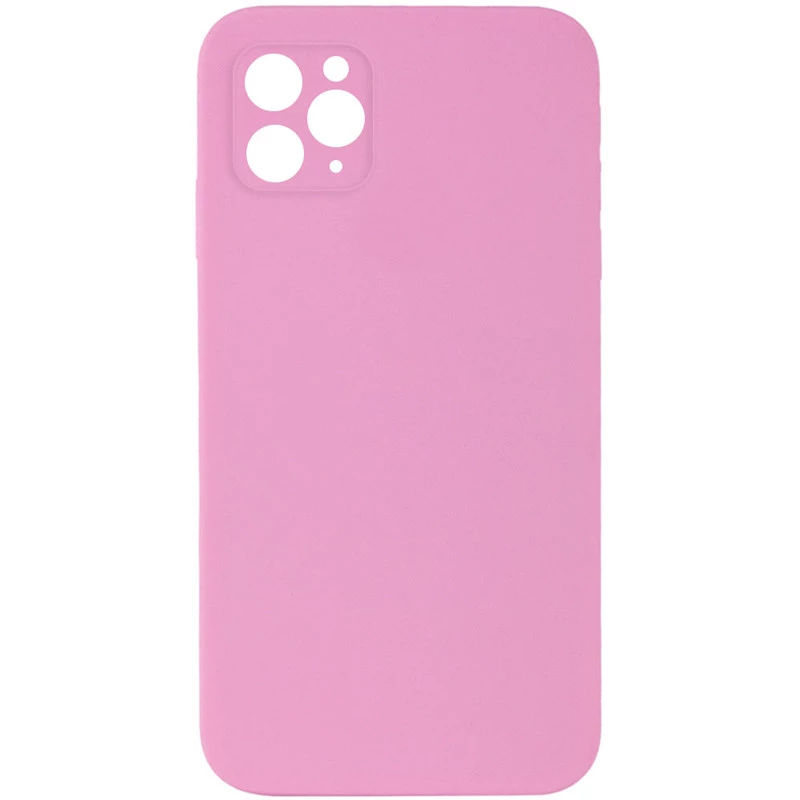 Чохол Silicone Case Square L з захистом камери на Apple iPhone 11 Pro (5.8") – Рожевий / Light pink. Фото 1 з 3