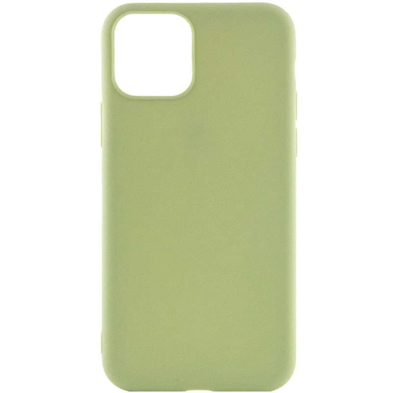 

Кольоровий силіконовий чохол на Apple iPhone 13 (6.1") (Фісташковий)