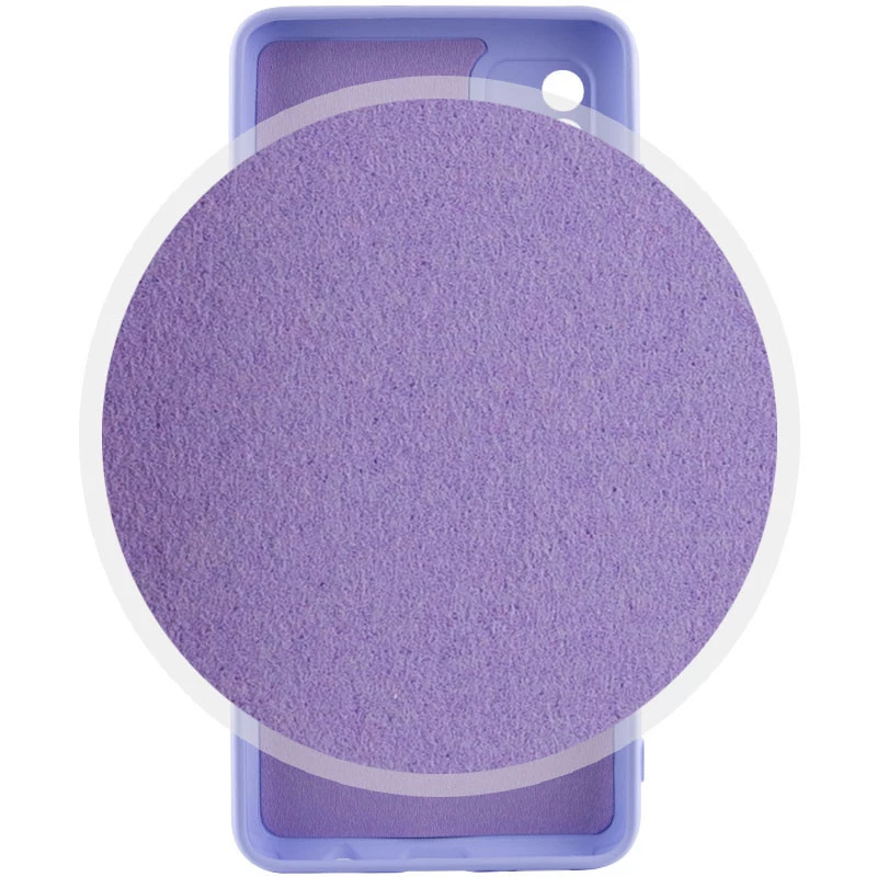 Чохол Silicone Case Lakshmi з закритою камерою на Xiaomi Redmi Note 12S – Бузковий / Dasheen. Фото 3 з 5